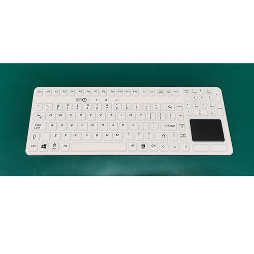 Tastiera medicale con touchpad - K10 - Guangzhou GT-Interaction Technology Co., Ltd - in silicone / USB / antibatterica