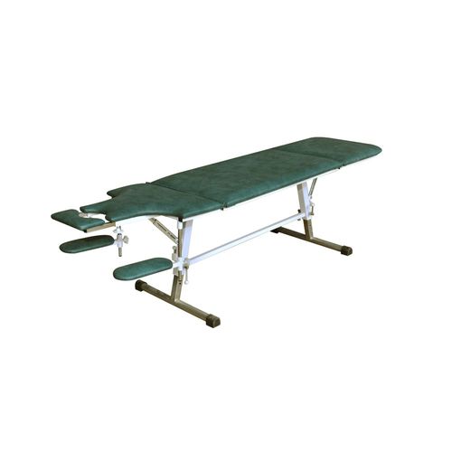 Lettino da massaggio meccanico - M-4 - Zapovit - portatile / con poggiatesta / con braccioli