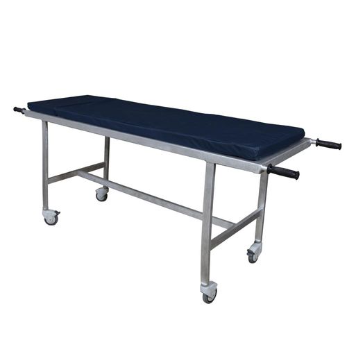 Barella con carrello per MRI - TMRT - Zapovit - manuale / in acciaio inossidabile / amagnetica