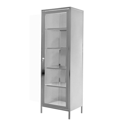 Armadio con ripiano - BL-1(N) - Zapovit - con sportello / in acciaio inossidabile / 1 porta