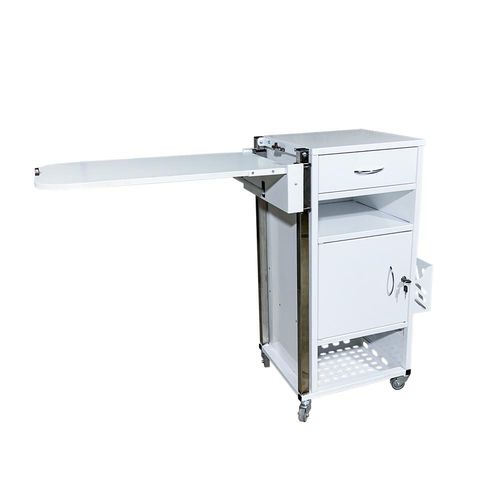 Comodino con tavolino servitore integrato - TP-1 - Zapovit - con armadietto / con cassetti / con rotelle