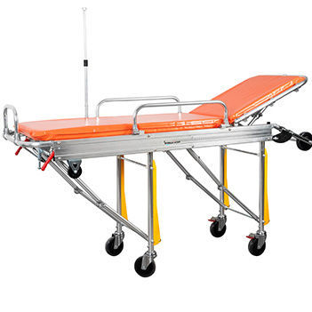 Barella con carrello per ambulanze - YC-B1	 - Suzhou Tingeer Import and Export Co., Ltd. - passamalati / di salvataggio / manuale