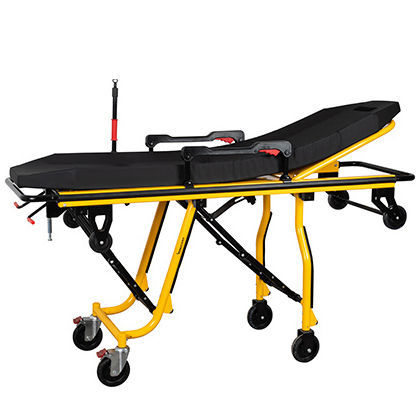 Barella con carrello per ambulanze - YC-B8 - Suzhou Tingeer Import and Export Co., Ltd. - da trasporto / manuale / con schienale regolabile