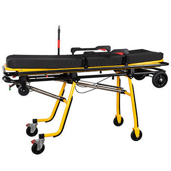 Barella con carrello di trasferimento - YC-B9 - Suzhou Tingeer Import and Export Co., Ltd. - per ambulanze / manuale / con schienale regolabile