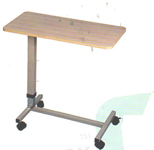 Tavolino servitore ad altezza regolabile - AVI-120 - Avishkhar International - con rotelle / ad azionamento manuale