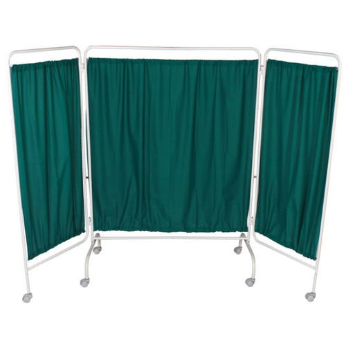 Paravento medicale pieghevole - AVI-121 - Avishkhar International - 3 pannelli / con tendina