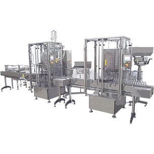 Sistema di riempimento e di sigillatura per l'industria farmaceutica - RF 220 - PLÜMAT Maschinenbau Vertriebs-GmbH - per bottiglie / rotativo