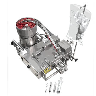 Sistema di riempimento e di sigillatura per l'industria farmaceutica - SF 022 - PLÜMAT Maschinenbau Vertriebs-GmbH - per siringa / automatico