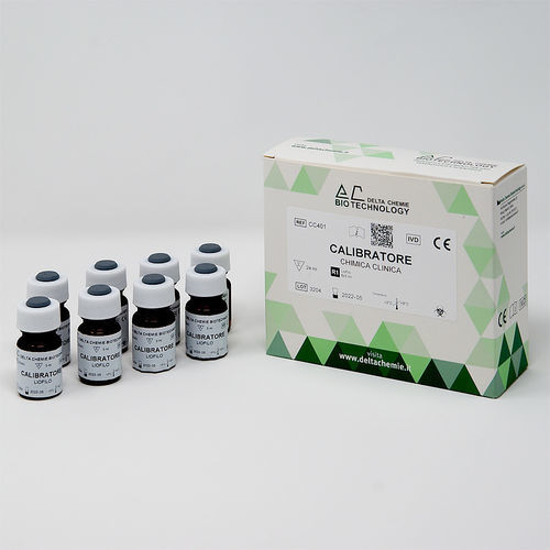 Kit di reagenti in soluzione - CC401 - DELTA CHEMIE BIOTECHNOLOGY - per chimica clinica / di calibrazione / liofilizzato