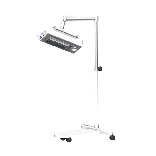 Lampada di fototerapia neonatale - 0210080 - Löwenstein Medical Technology GmbH + Co. KG - con rotelle / ad infrarossi