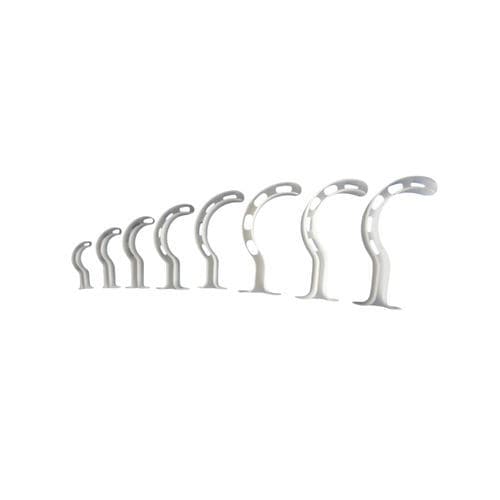 Cannula di aspirazione - 27-40-12A - Secured Medical Direction - di Berman / curva / in polietilene
