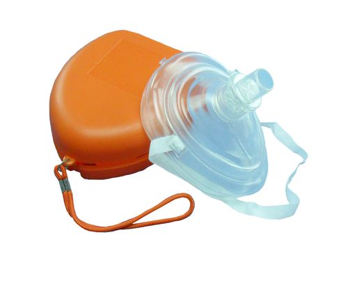 Maschera di ventilazione per respirazione bocca a bocca - 325-1-12A - Secured Medical Direction - per RCP / in PVC / senza lattice