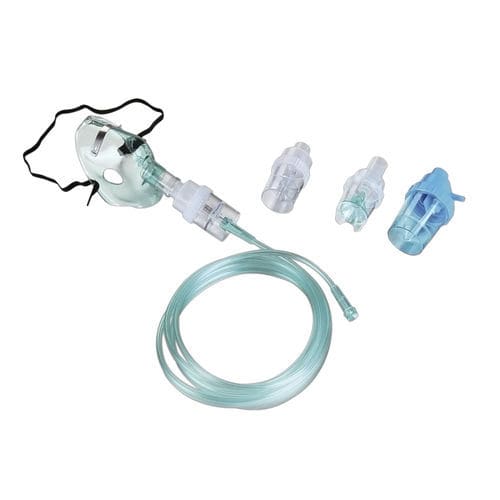 Maschera di nebulizzazione in PVC - 35-S-12A - Secured Medical Direction - regolabile / trasparente / monouso