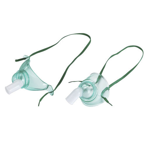 Maschera di ventilazione per tracheotomia - 327 series - Secured Medical Direction - in PVC / trasparente / regolabile