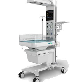 Tavolo di rianimazione neonatale con monitor - Anfas Arabia - con contenitore / con lampada per fototerapia / su rotelle