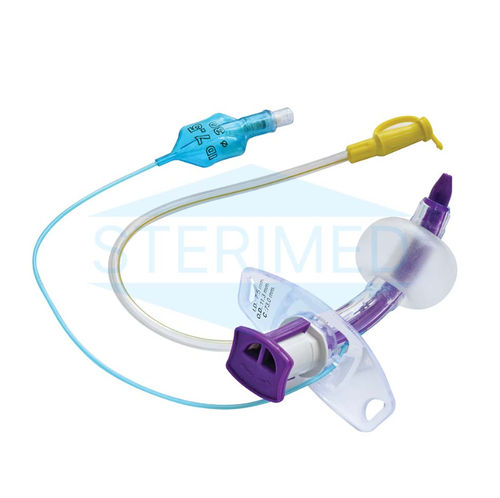 Cannula per tracheotomia - SMD 702 series - SteriMed Medical Devices - curva / in PVC / flessibile
