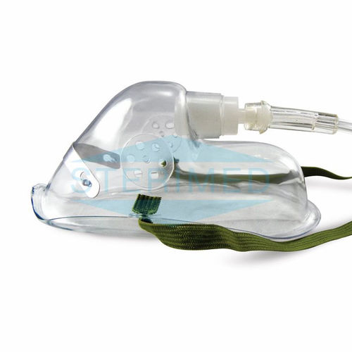 Maschera per ossigenoterapia in PVC - SMD 704 - SteriMed Medical Devices - trasparente / regolabile