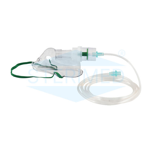 Maschera di nebulizzazione monouso - SMD 710 - SteriMed Medical Devices - regolabile / trasparente