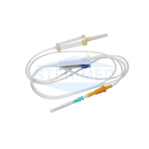Set di infusione con filtro per la prevenzione della contaminazione da particelle - SMD 1100 - SteriMed Medical Devices - con rubinetto / con camera di gocciolamento