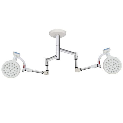 Lampada scialitica a soffitto - TMI OMEGA 200+200 - Technomed India - LED / 2 bracci / 220 V/50 Hz