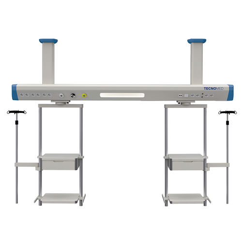 Trave tecnica a soffitto - TEC11.09 - Tecnomed Medical Sistemler Ve Turizm Sanayi Ticare Limited Sirketi - per terapia intensiva / modulare / con ripiani