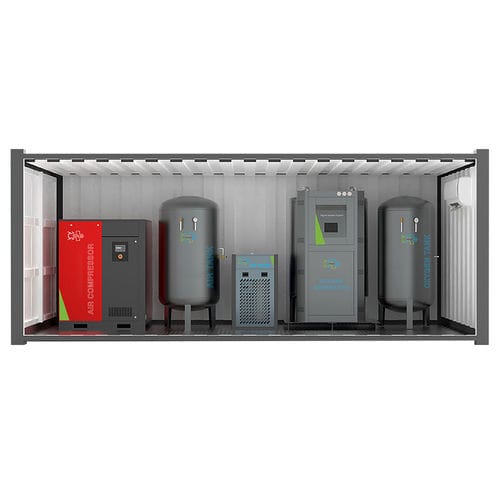 Generatore di ossigeno medico - TEC51.30 - Tecnomed Medical Sistemler Ve Turizm Sanayi Ticare Limited Sirketi - container / compatto