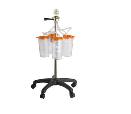 Aspiratore chirurgico pneumatico - Tecnomed Medical Sistemler Ve Turizm Sanayi Ticare Limited Sirketi - su unità terminale di vuoto / con rotelle