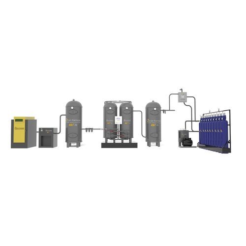 Centrale di gas medicale di ossigeno - Ozcan Kardesler Tip Cihazlari San Ve Tic Ltd Sti - a pavimento / PSA