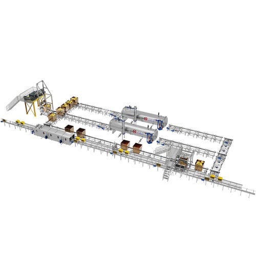Sistema di trattamento rifiuti medicali - 20t/d - Zhucheng Zhongnenghe Machinery Technology Co., Ltd. - automatico / con sterilizzatore