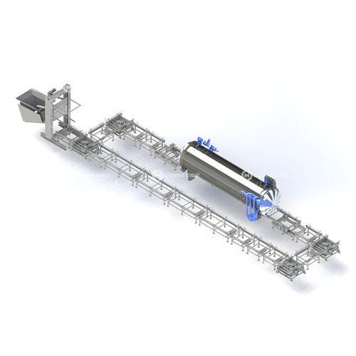 Sistema di trattamento rifiuti medicali - 15t/d - Zhucheng Zhongnenghe Machinery Technology Co., Ltd. - automatico / con sterilizzatore