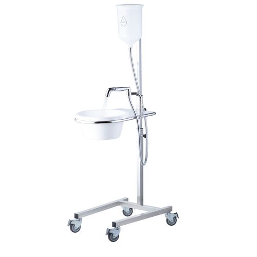 Lavandino medico - LAP1B - LAP SOLUTION SRL - 1 postazione / ad altezza regolabile / mobile