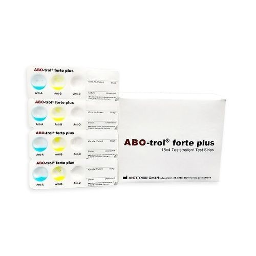 Striscia analitica per determinazione dei gruppi sanguigni - 585127130DDE - AKRALAB