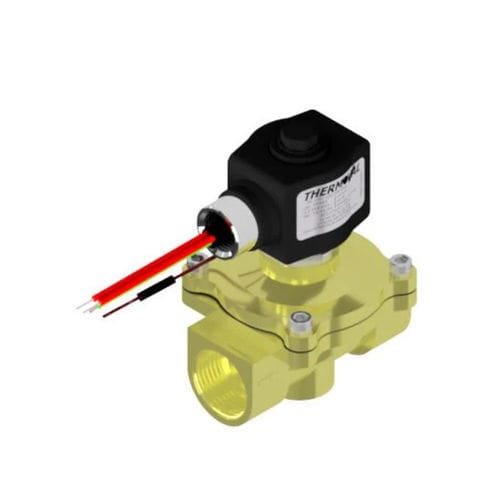 Valvola di gas - 2way - Thermoval - a solenoidi / in acciaio inossidabile / in ottone