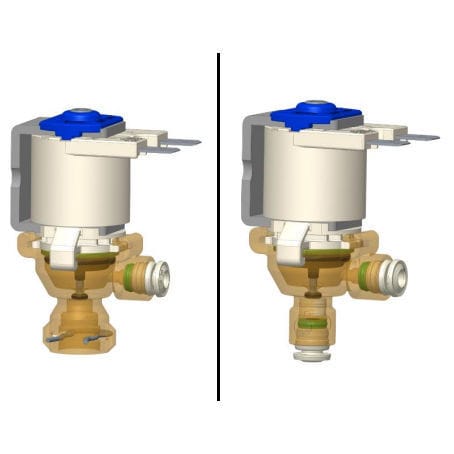 Valvola per il settore medico - V2 - 1.5 MM - Rpe - a solenoidi / in acciaio inossidabile