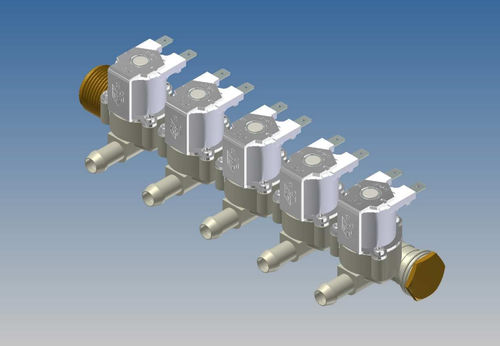Elettrovalvola a solenoidi - RC 105 - Rpe - con servomotore / NC / normalmente aperta