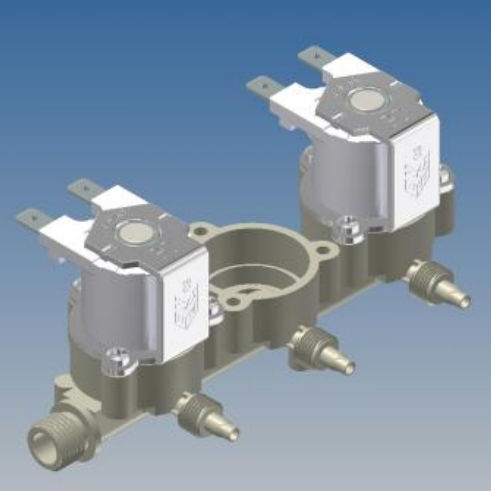 Elettrovalvola a solenoidi - 236 002 - Rpe - con servomotore / normalmente chiusa / NC