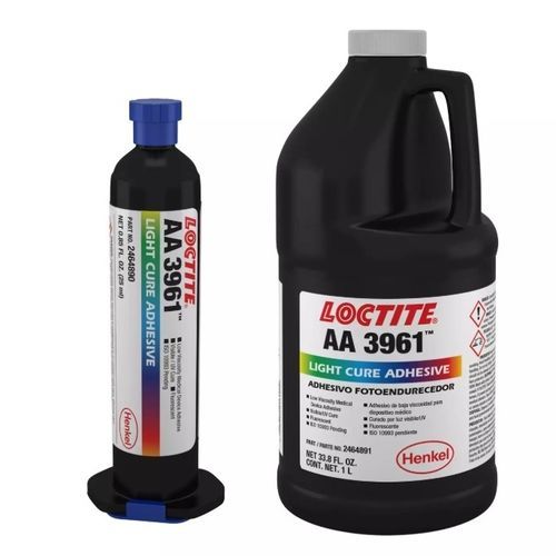 Colla di assemblaggio medicale acrilica - LOCTITE&reg; AA 3961 - Henkel - per apparecchiature mediche / per plastica / per metallo