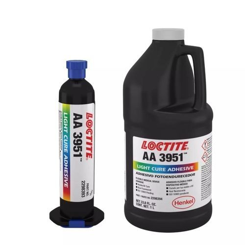 Colla di assemblaggio medicale acrilica - LOCTITE&reg; AA 3951 - Henkel - per apparecchiature mediche / per gomma / per plastica