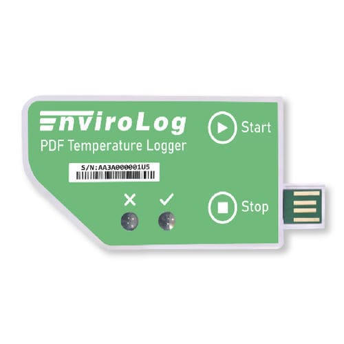 Registratore di dati di temperatura - EV-16 - envirolog - per produzioni farmaceutiche / USB