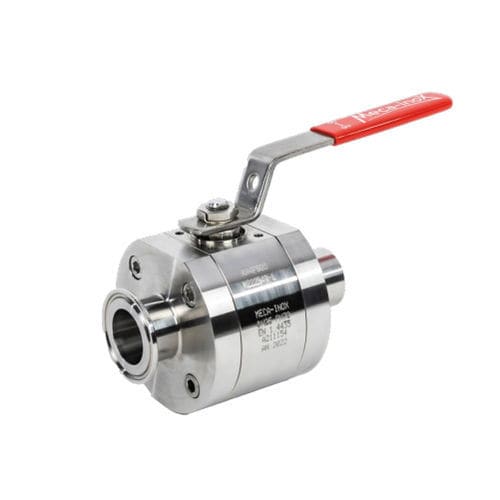 Valvola a sfera - MN4 F - Meca-Inox - per flangia / per idropulitrice / per macchina di saldatura