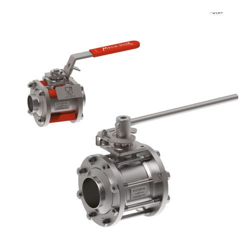 Valvola pneumatica - PS4 I PG - Meca-Inox - per gas liquefatto / per flangia / per l'industria del gas