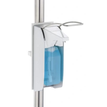 Supporto montato su barra - 116-054-dd - Guido Buschmeier Maschinenbau - in alluminio / disinfettante / ad altezza regolabile