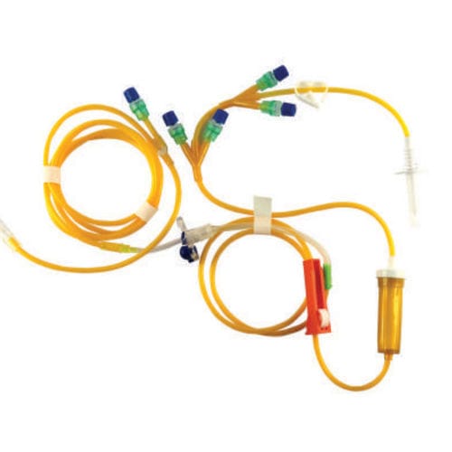 Set di infusione per chemioterapia - Medial Global - in polivinilcloruro (PVC) / in silicone / con camera di gocciolamento