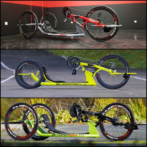 Handbike a pedali - Skorpion - Sport-On - per adulto / telaio in alluminio