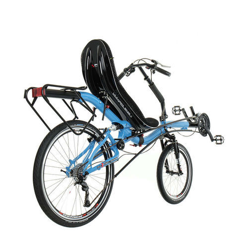 Bicicletta reclinata a pedali - SIX - Azub Bike - per adulto / blu