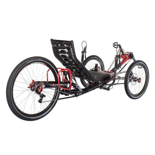 Triciclo reclinato a pedali - Ti-FLY 26 - Azub Bike - per adulto / pieghevole / nero