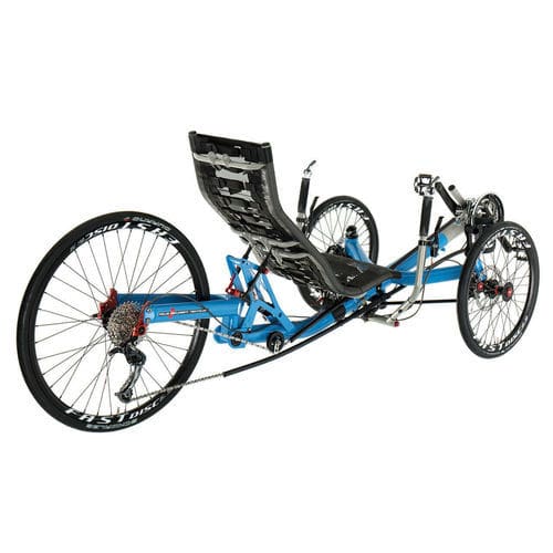 Triciclo reclinato a pedali - TRIcon 26 - Azub Bike - per adulto / pieghevole / nero