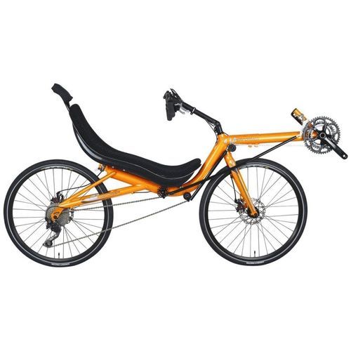 Bicicletta reclinata a pedali - Lacka - Cycles Performer - per adulto / gialla