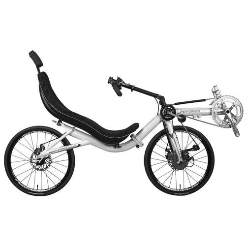 Bicicletta reclinata a pedali - Conquer - Cycles Performer - per adulto / bianca