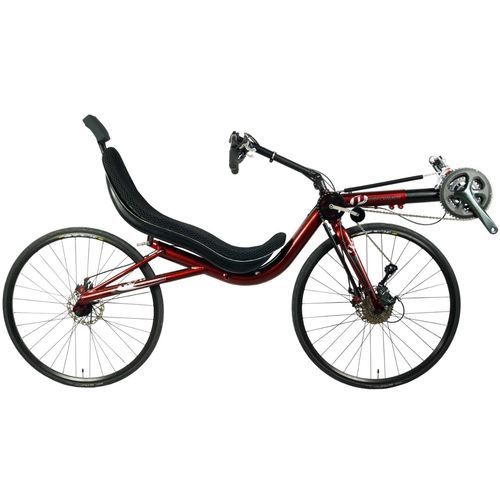 Bicicletta reclinata a pedali - Zelus - Cycles Performer - per adulto / rossa
